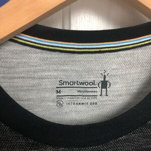 Smartwool Men's Intraknit Thermal Merino 200 Base Layer Crew Neck NWT Blk M.